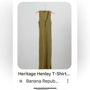Banana Republic Women’s M Henley Tank Dress